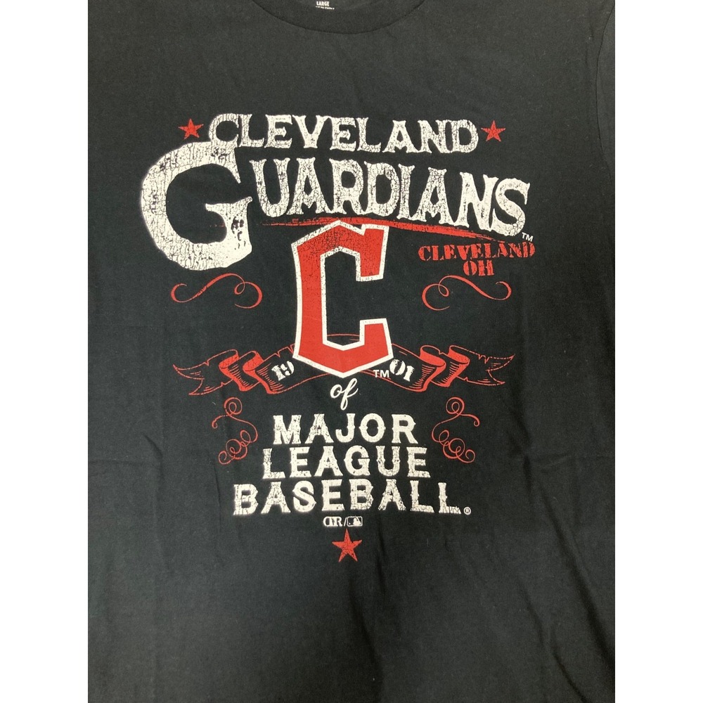 Cleveland Guardians Darius Rucker Fanatics Beach Splatter T-Shirt Black - Large - Picture 2 of 6